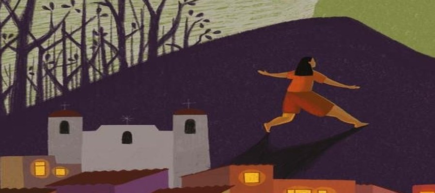 Allá, en un pueblo llamado Cuatro Tumbas, una niña lechuza