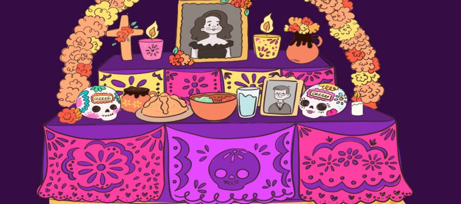 Altar de día de muertos