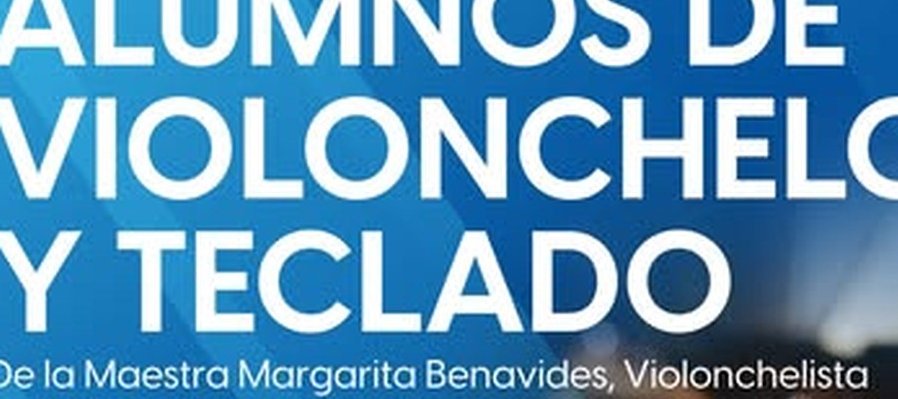 Alumnos de violonchelo y teclado