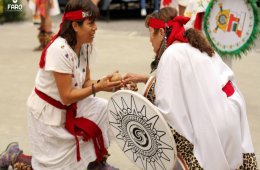 Ceremonia Prehispanica de apertura