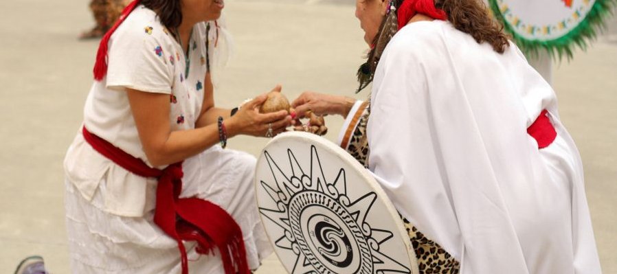 Ceremonia Prehispanica de apertura