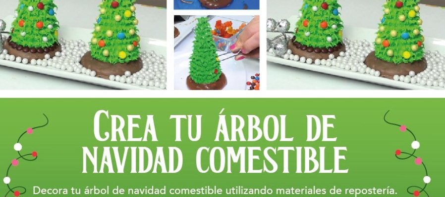 Árbol de Navidad comestible