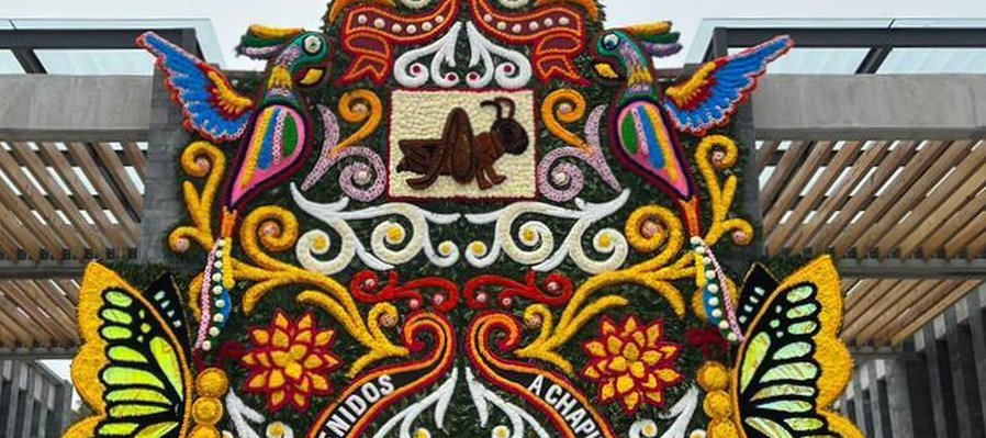 Arco floral: Día de muertos