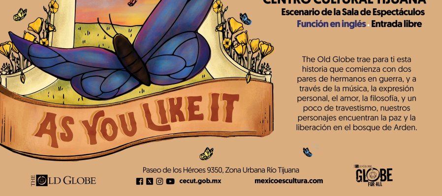 Globe for all: As you like it (Como gustes)