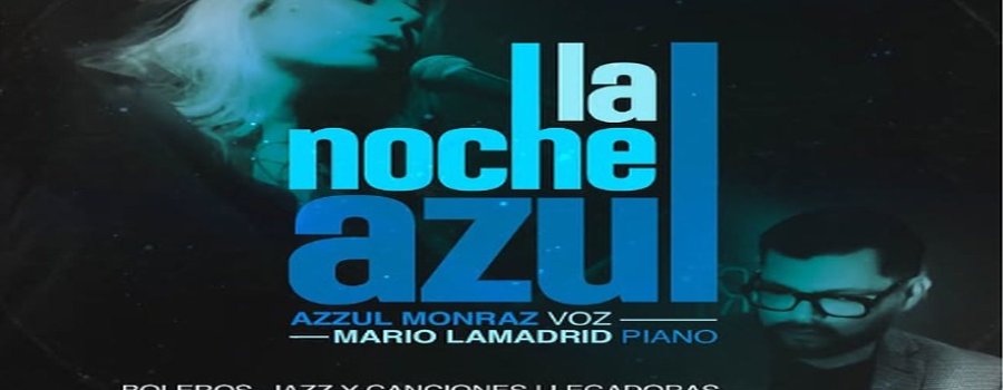 Azzul Monraz y Mario Lamadrid al piano