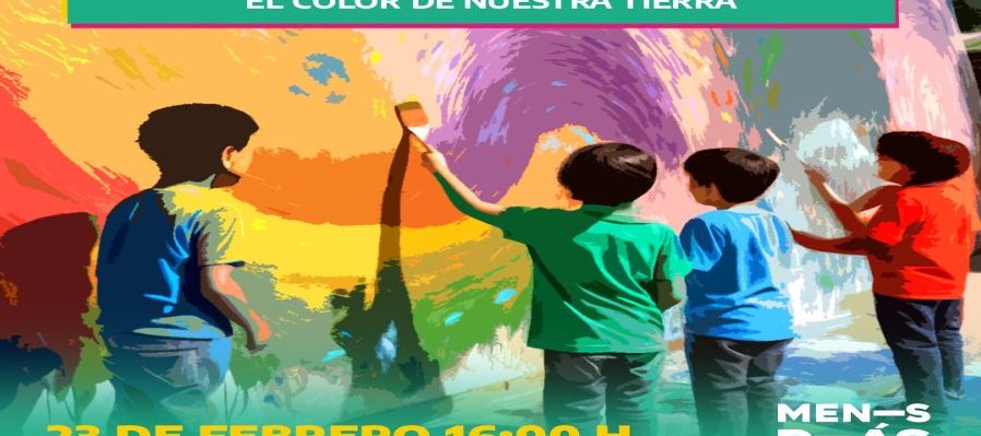 Inauguración del mural comunitario, el color de nuestra tierra