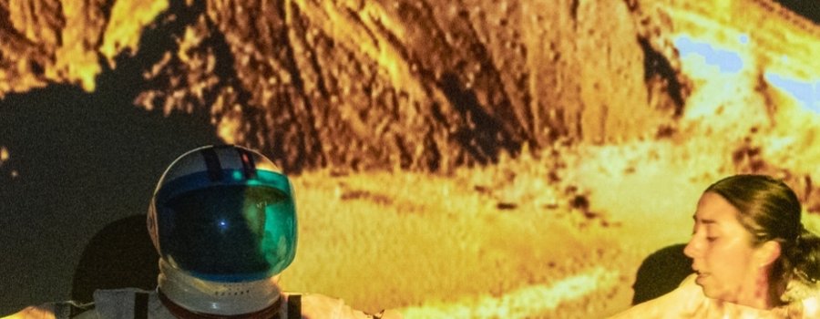 Astronauta en el Pinacate