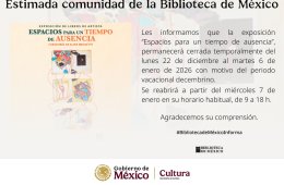 Imagen muestra de la actividad Espacios para un tiempo de ausencia