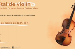 Imagen muestra de la actividad Recital de violín | Obras de J. Sibelius, J.S. Bach, H. ...