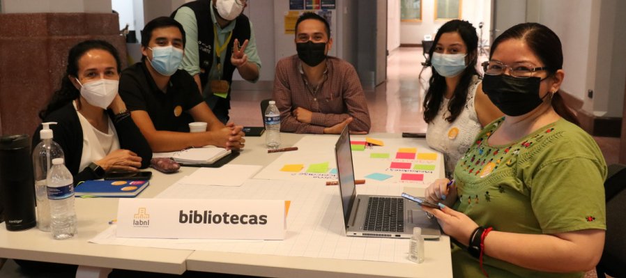 Sesiones de diseño colaborativo de proyectos para bibliotecas públicas