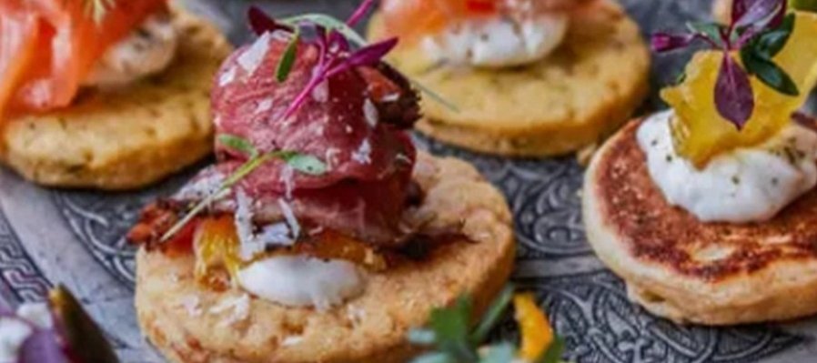 Bocadillos salados y canapés