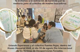 Imagen muestra de la actividad Bordando por la memoria