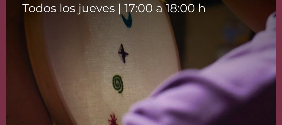 Círculo de bordado: puntadas de Coatepec
