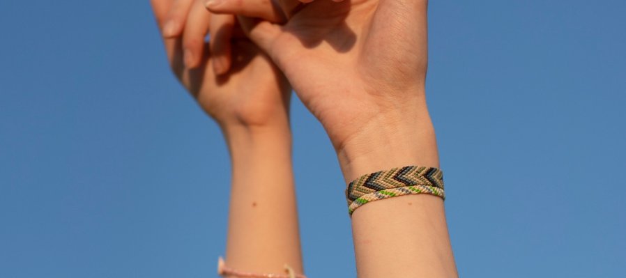 Brazaletes de amistad para niños