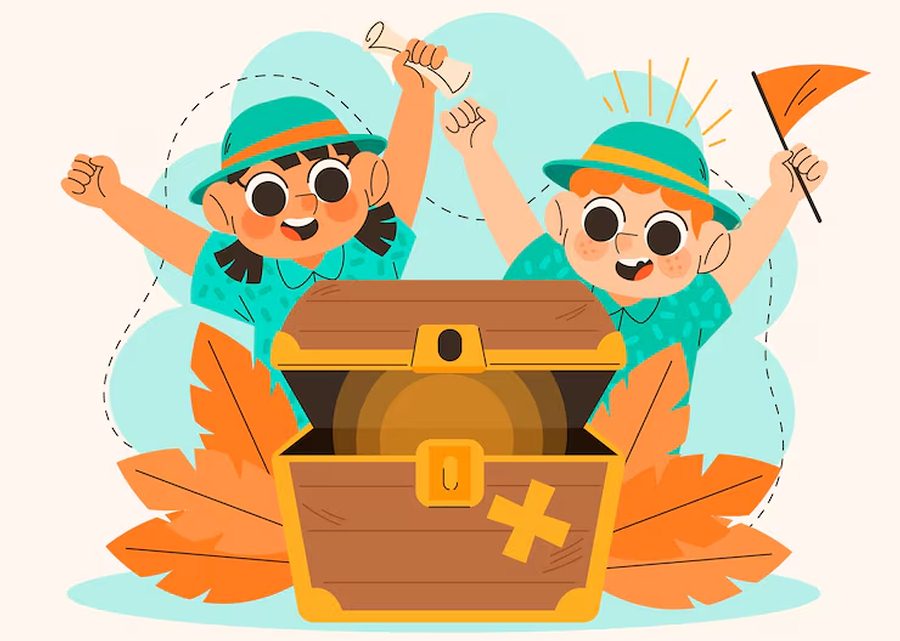 Imagen muestra de la actividad Búsqueda del Tesoro literario