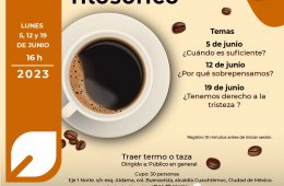Imagen muestra de la actividad: Café folosófico: junio