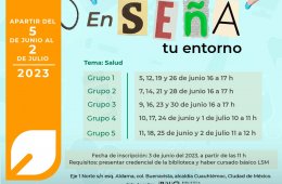 Imagen muestra de la actividad: En Seña tu entorno