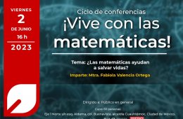 Imagen muestra de la actividad: Las matemáticas ayudan a salvar vidas