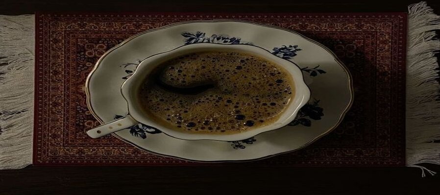 El aroma de la extracción de café