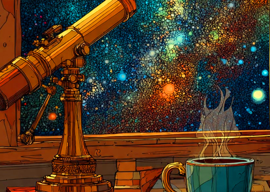 Imagen muestra de la actividad Café cósmico