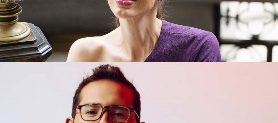Eugenia Garza y Sergio Vázquez