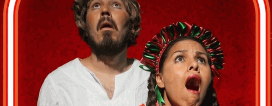 Chon y Jennifer en una pastorela de mentirijillas