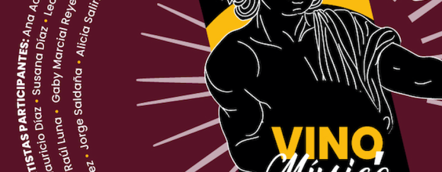 Exposición colectiva de botellas intervenidas "Vino, Música y Cine