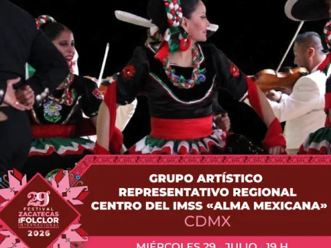 Grupo artístico representativo regional centro del IMSS "ALMA MEXICANA"