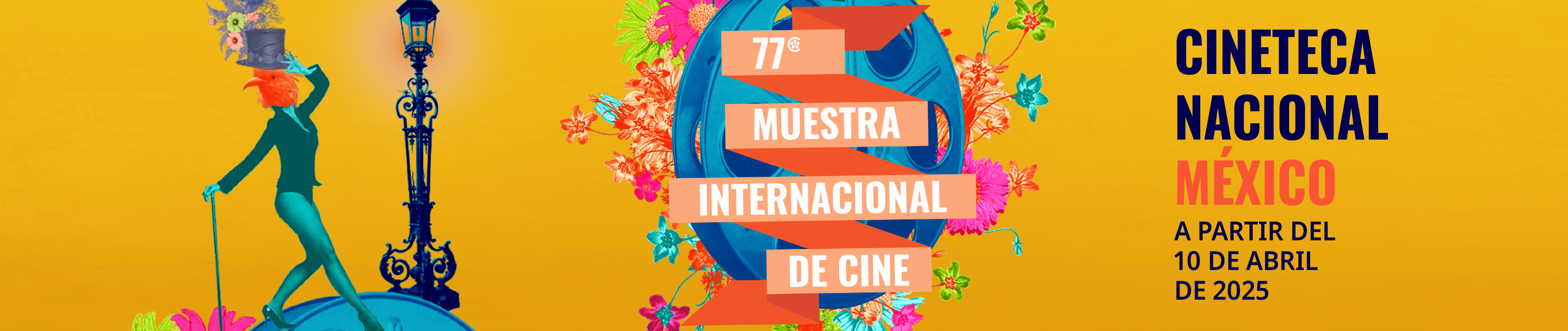 Imagen de portada del ciclo 77 Muestra Internacional de Cine de la Cineteca Nacional