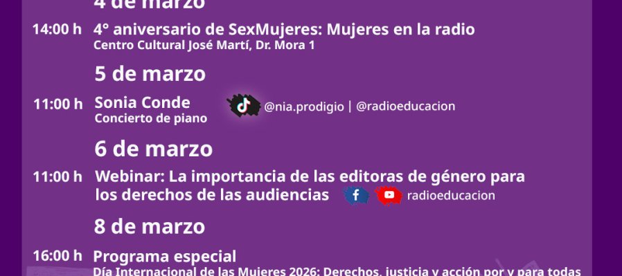 Programación especial