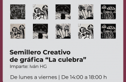 Imagen muestra de la actividad: Semillero Creativo de gráfica "La culebra"