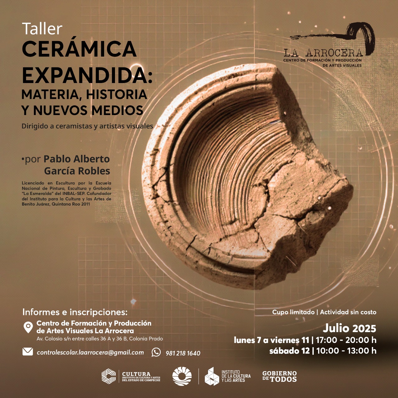 Imagen muestra de la actividad Taller de cerámica expandida