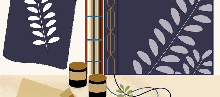 Cianotipia Textil y Encuadernación