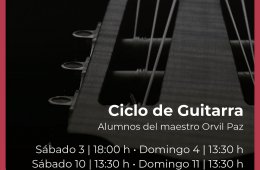 Imagen muestra de la actividad: Ciclo de Guitarra