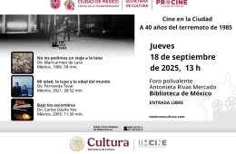 Imagen muestra de la actividad A 40 años del terremoto de 1985