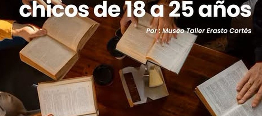 Círculo de lectura para chicos de 18 a 25 años