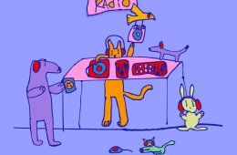 Imagen muestra de la actividad Club de radio para niñas, niños y niñes