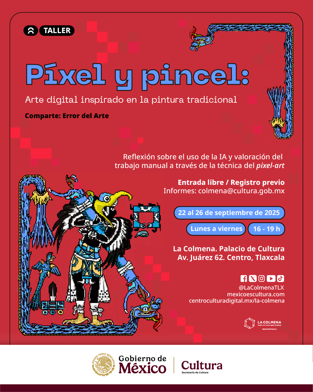 Imagen muestra de la actividad Píxel y pincel