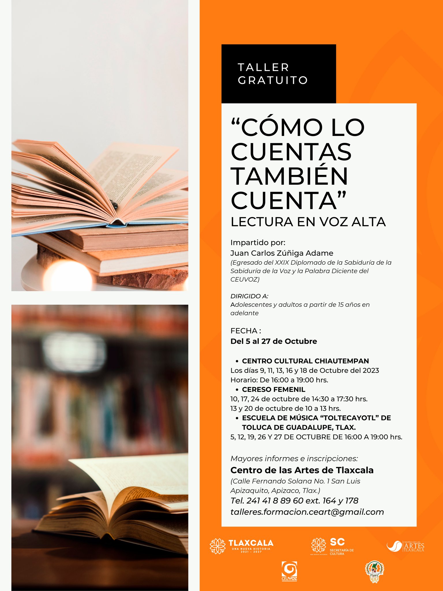 Imagen muestra de la actividad "Cómo lo cuentas también cuenta"
