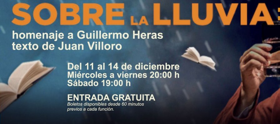 Conferencia sobre la lluvia