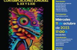 Imagen muestra de la actividad: Contemplaciones sonoras S. XX y S XXl