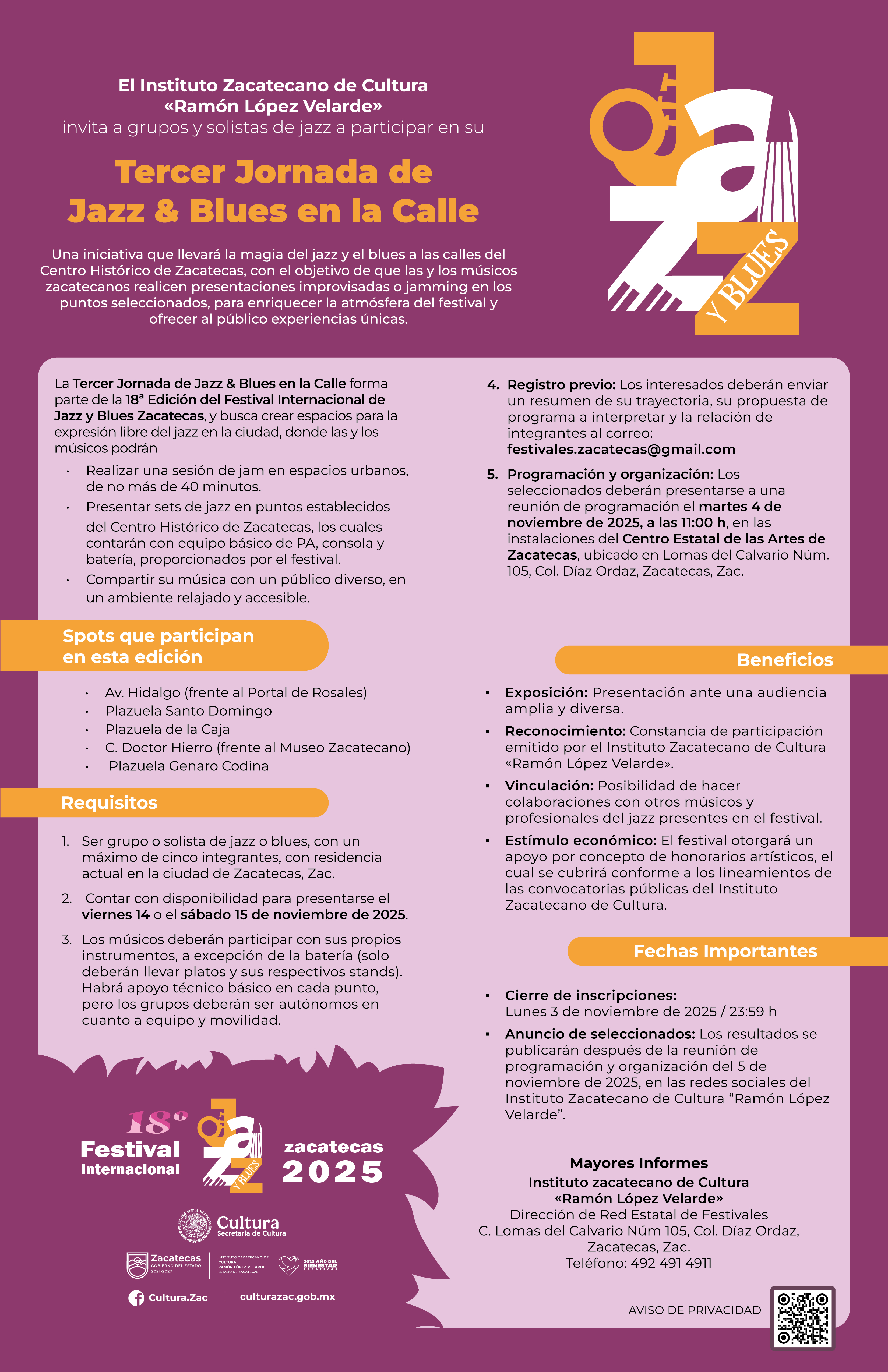 Imagen muestra de la actividad Tercer Jornada de Jazz & Blues en la Calle