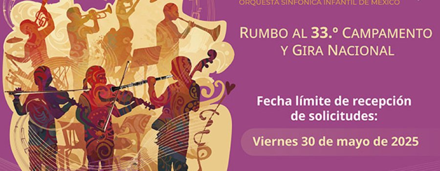 Convocatoria para integrar a la Orquesta Sinfónica Infantil de México 2025