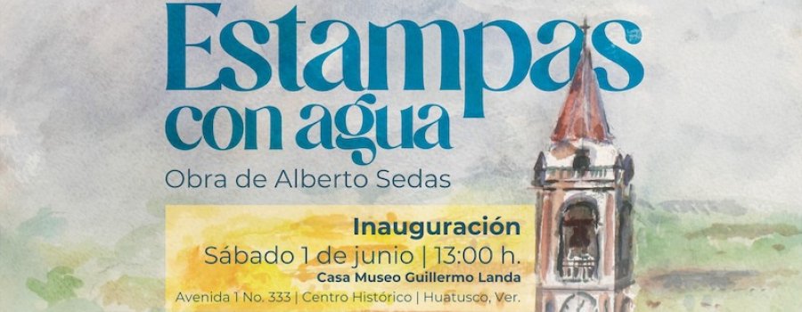 Estampas con agua, obra de Alberto Sedas
