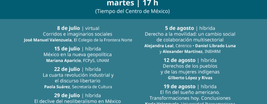 Curso de verano Transformaciones en el siglo XXI