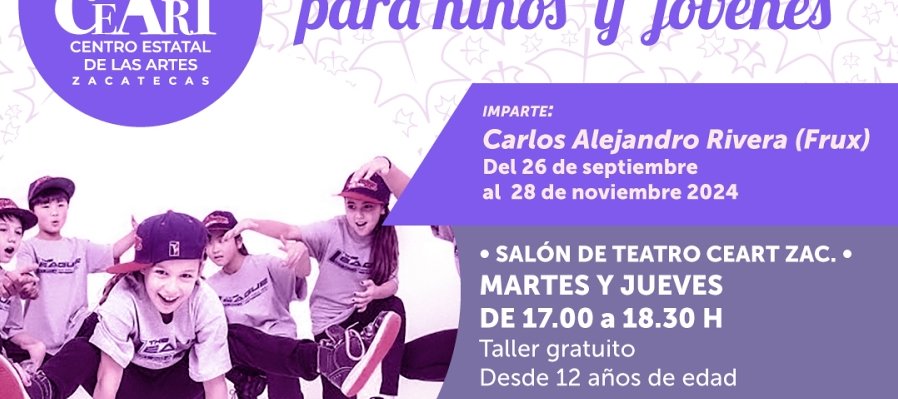 Danza urbana para niños y jóvenes