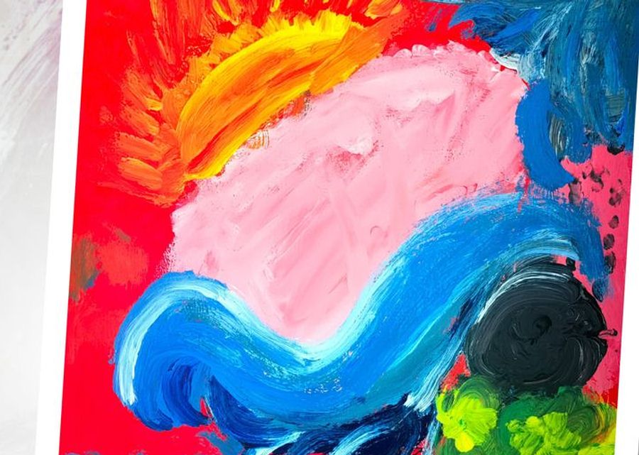 Imagen muestra de la actividad De colores lleno el corazón