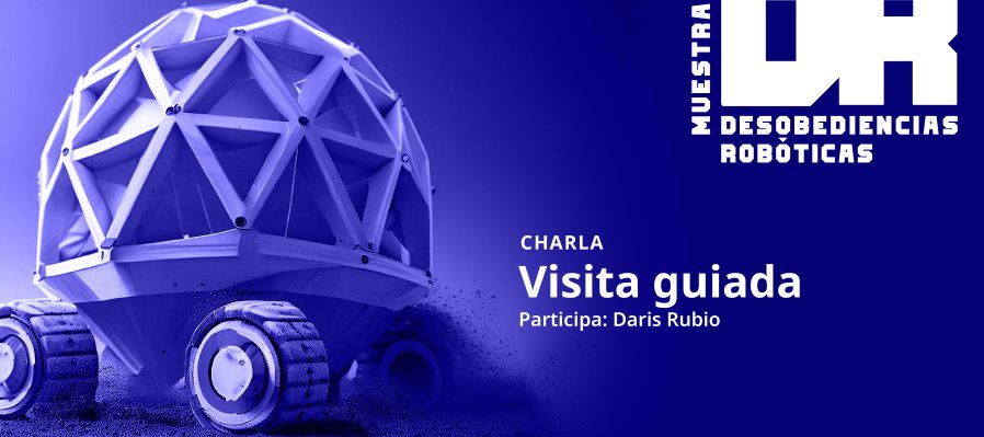 Visita Guiada con la artista Daris Rubio en el marco de Desobediencias robóticas