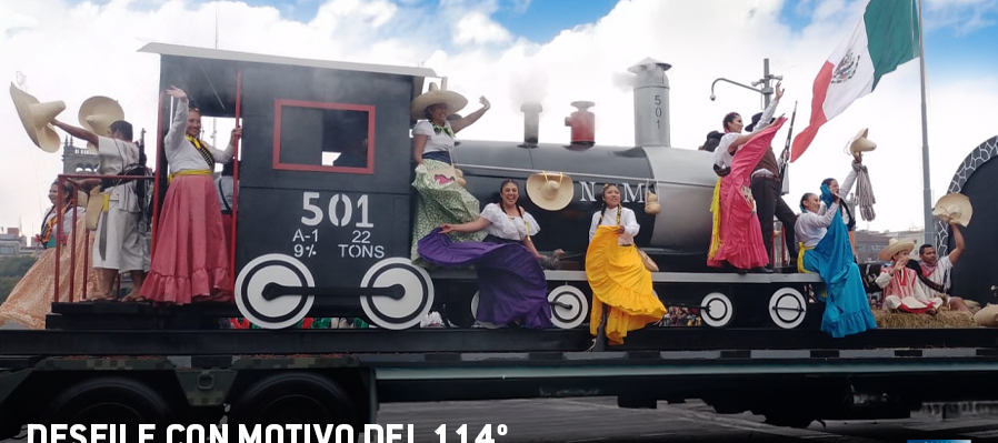 Desfile con motivo del 114° Aniversario de la Revolución Mexicana