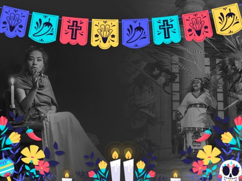 Imagen muestra de Día de muertos. Muestra internacional de narración oral, danza y música